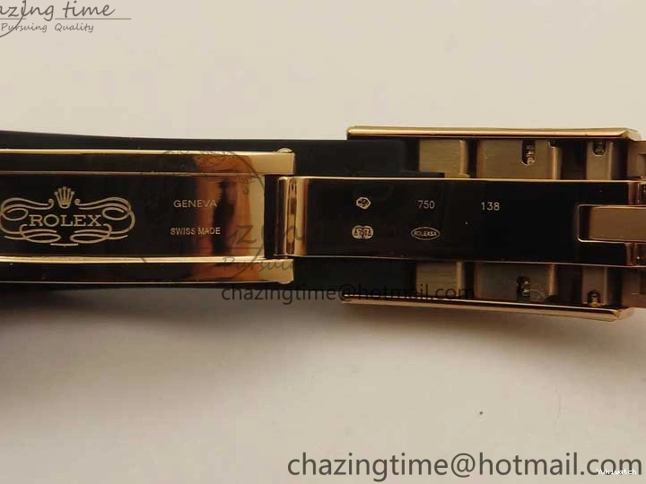 Black on 126655 Black 1:1 Bezel VS3235 Yacht-Master Edition Best Rubber Strap Ceramic RG 3EF 0415